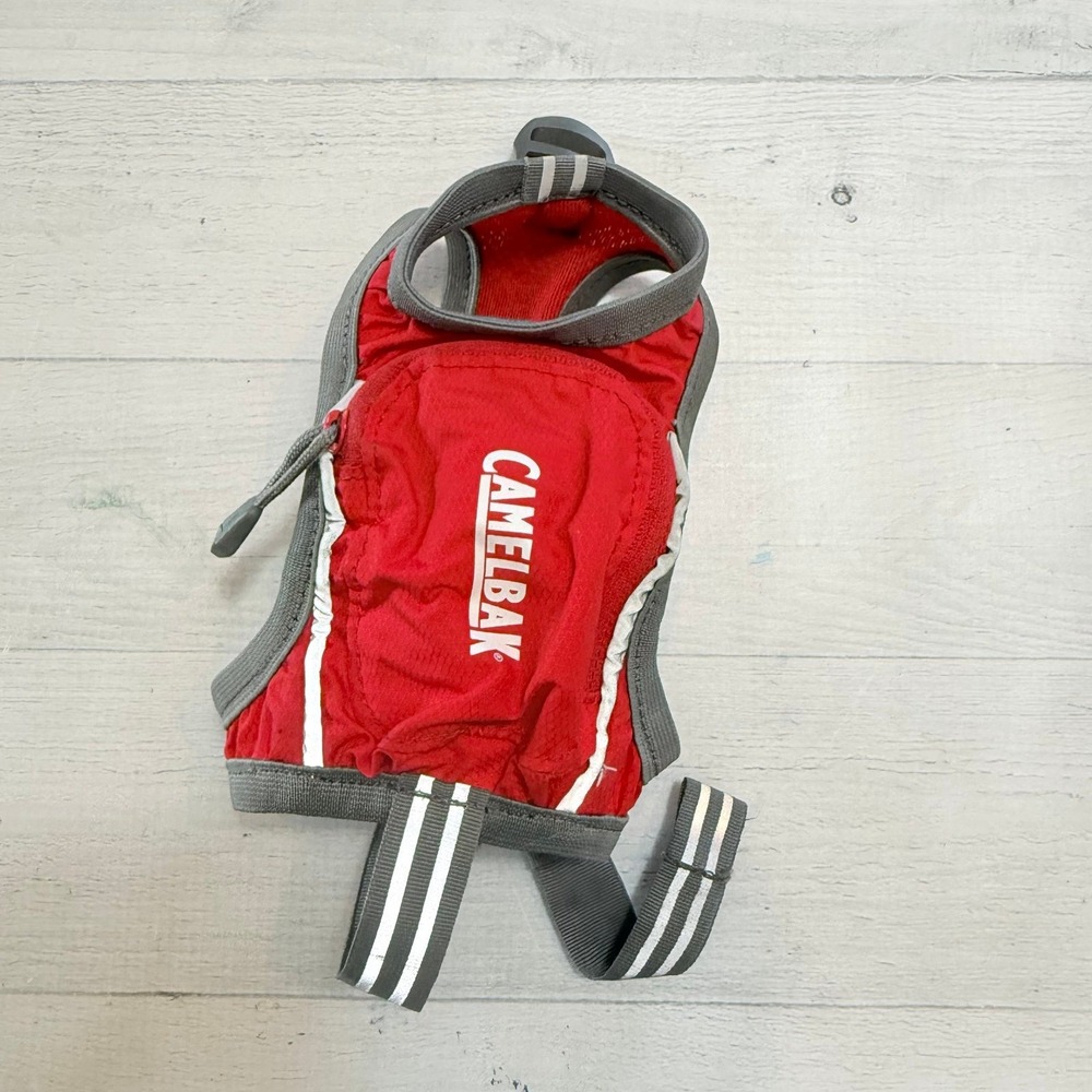 Camelbak red water bottle holder